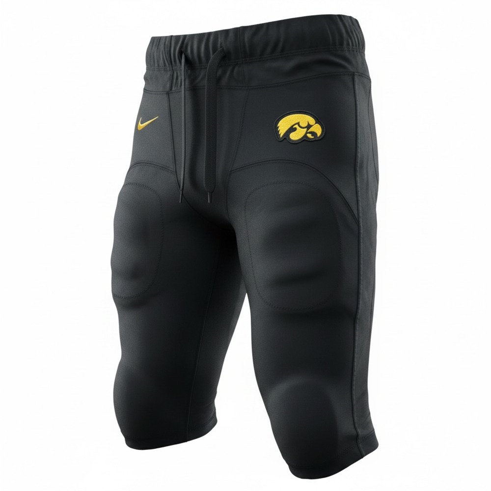 Nike Iowa Hawkeyes Integrated Football Pants Black Size M